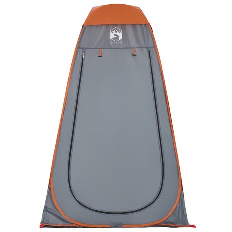 Privacytent pop-up waterdich grijs en oranje 6