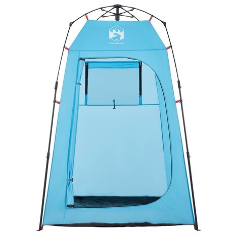 Privacytent snelsluiting waterdicht blauw 6