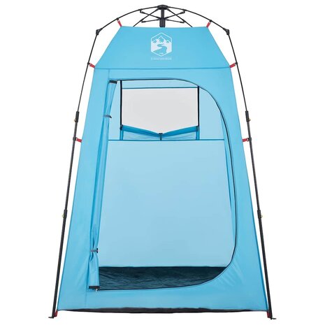 Privacytent snelsluiting waterdicht blauw 7