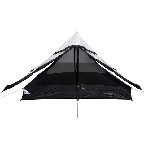 Tent 2-persoons waterdicht verduisterend stof wit 6