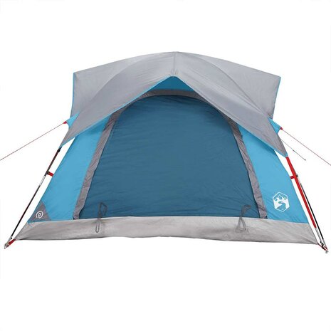 Tent 4-persoons waterdicht blauw 7