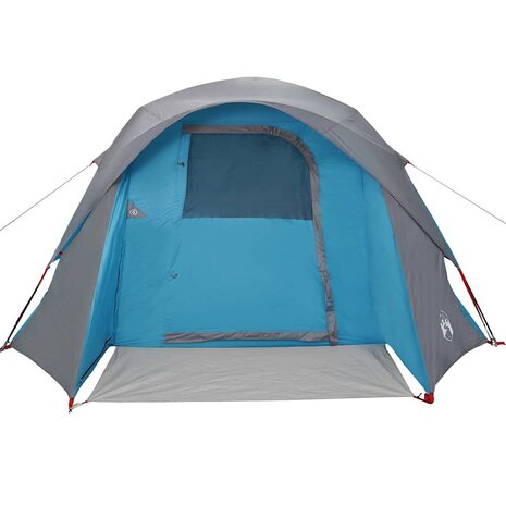 Tent 4-persoons waterdicht blauw 6