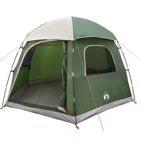 Familietent iglo 6-persoons groen waterdicht 3