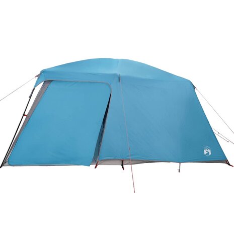 Kampeertent met verandakoepel 5-persoons waterdicht blauw 7