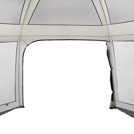 Zwembadtent met uitneembare buiten- gaaswanden 618x532 cm grijs 8