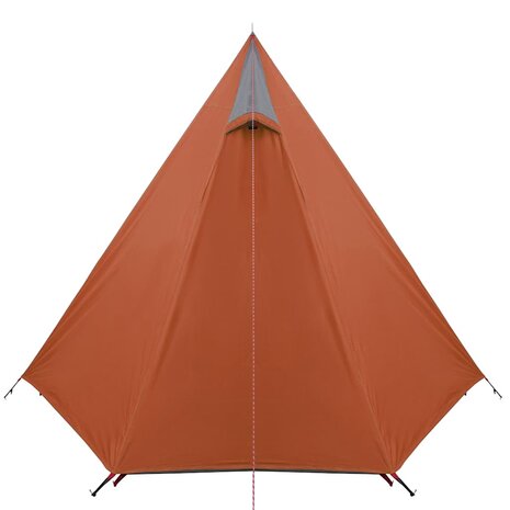 Tent 3-persoons waterdicht grijs en oranje 9