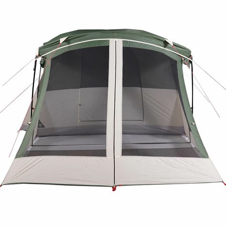 Tent met luifel 4-persoons waterdicht groen 6