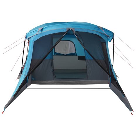Tent met luifel 4-persoons waterdicht blauw 7