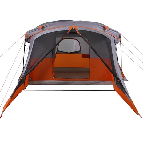 Tent met luifel 4-persoons waterdicht oranje 7
