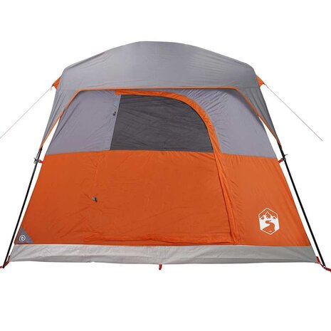 Tent 4-persoons waterdicht oranje 6