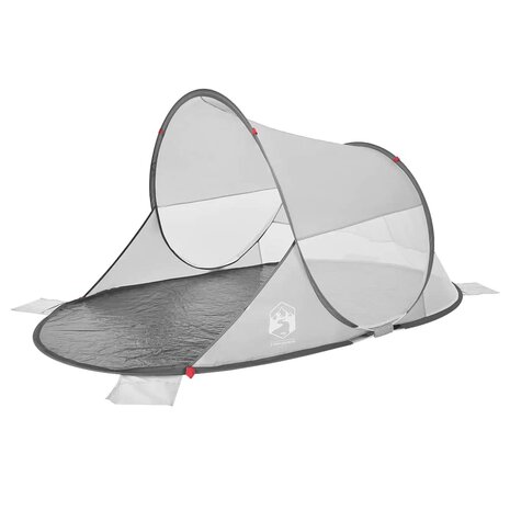 Strandtent pop-up waterdicht grijs 2