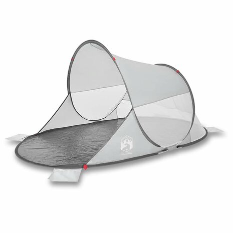 Strandtent pop-up waterdicht grijs 4