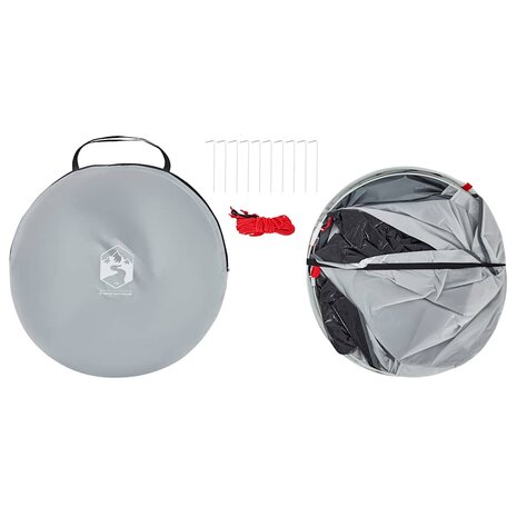 Strandtent pop-up waterdicht grijs 9