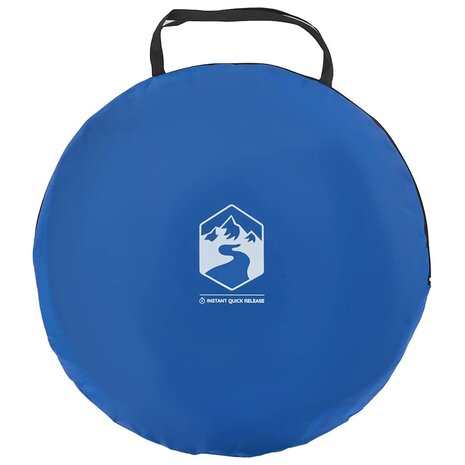 Strandtent 2-persoons pop-up waterdicht azuurblauw 8