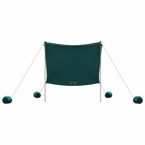 Strandluifel met zandankers 214x236 cm groen 4