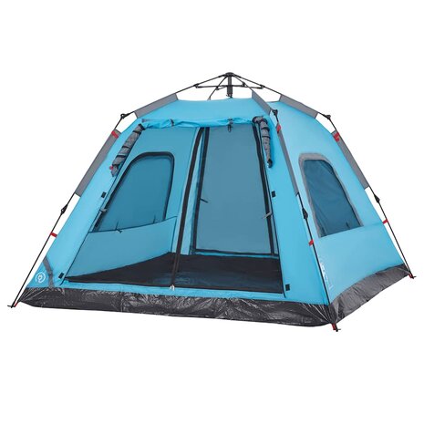 Koepeltent 5-persoons snelontgrendeling blauw 5