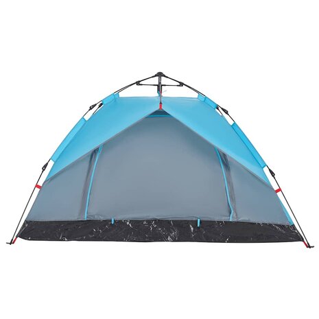 Koepeltent 3-persoons snelontgrendeling blauw 8