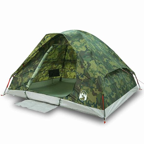 Koepeltent 2-persoons waterdicht camouflage 2