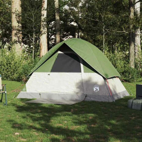 Koepeltent 2-persoons waterdicht groen 3
