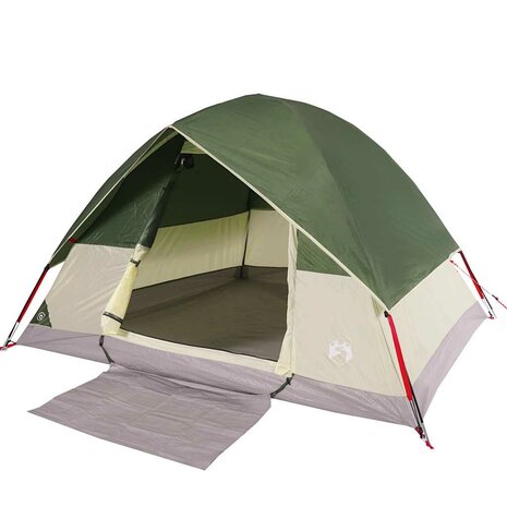 Koepeltent 4-persoons waterdicht groen 7
