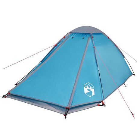 Koepeltent 4-persoons waterdicht blauw 5