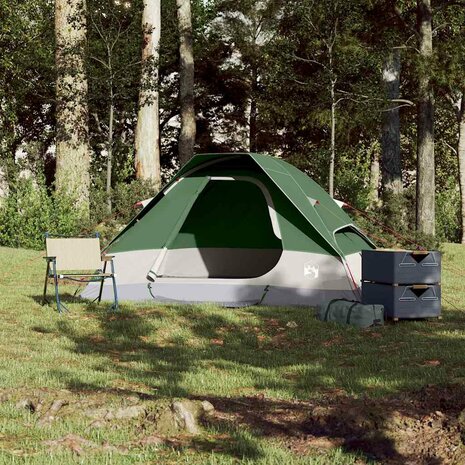 Koepeltent 2-persoons waterdicht groen 3