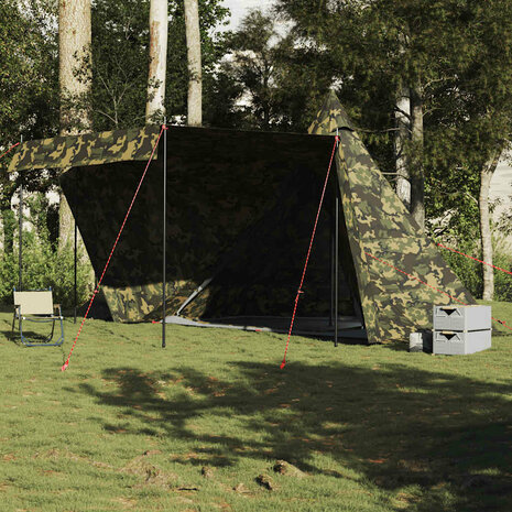 Tipitent 6-persoons camouflage waterdicht 1
