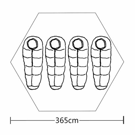 Tent 4-persoons grijs 7