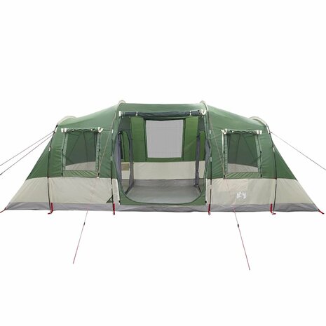 Tunneltent 4-persoons waterdicht groen 6