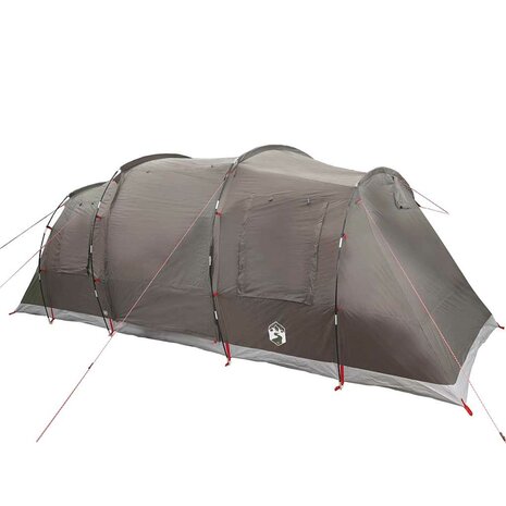 Tunneltent 4-persoons waterdicht bruin 5