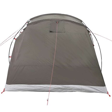 Tunneltent 4-persoons waterdicht bruin 9