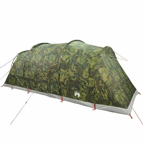 Tunneltent 4-persoons waterdicht camouflage 5