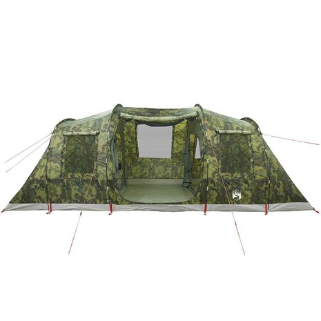 Tunneltent 4-persoons waterdicht camouflage 6