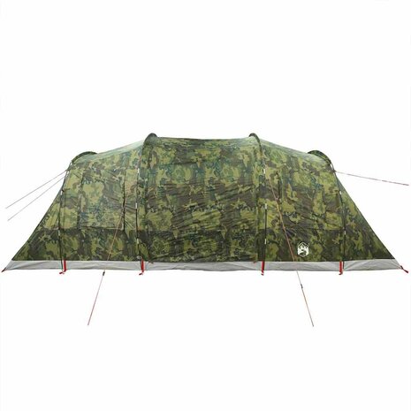 Tunneltent 4-persoons waterdicht camouflage 7