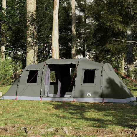 Tunneltent 6-persoons waterdicht olijfgroen 1