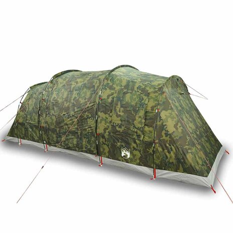 Tunneltent 6-persoons waterdicht camouflage 2
