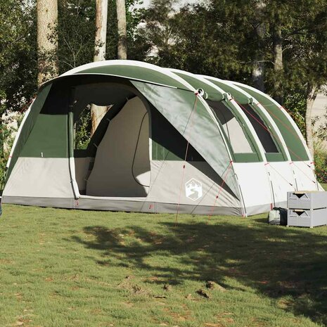 Tunneltent 5-persoons waterdicht groen 1