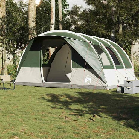 Tunneltent 5-persoons waterdicht groen 3
