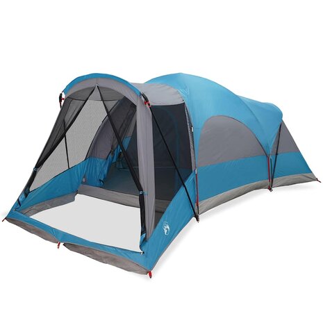 Tunneltent voor gezin 8-persoons waterdicht blauw 2