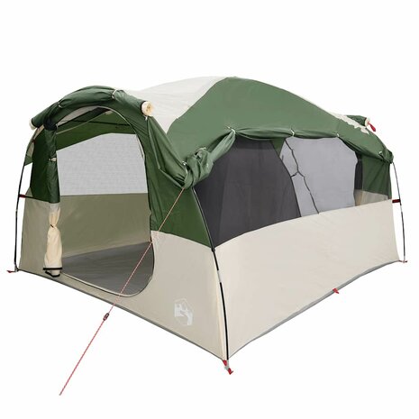 Tunneltent 6-persoons waterdicht groen 4