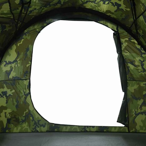Tunneltent 6-persoons waterdicht camouflage 9