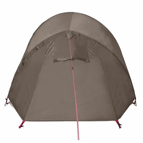 Tunneltent 3-persoons waterdicht bruin 9