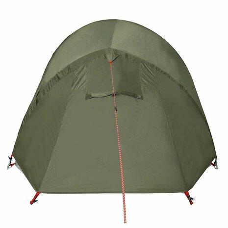 Tunneltent 2-persoons waterdicht olijfgroen 9