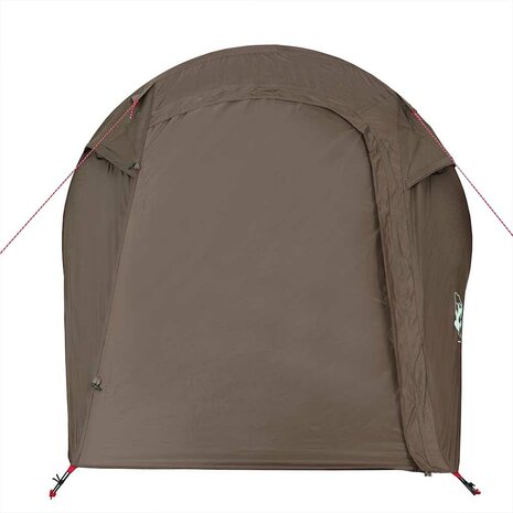 Tunneltent 2-persoons waterdicht bruin 7