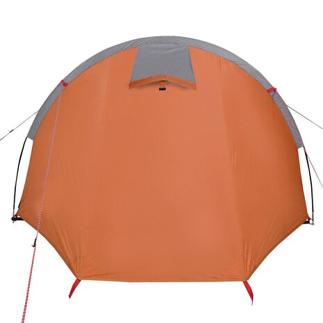Tunneltent 4-persoons waterdicht oranje 9