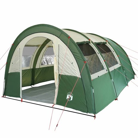 Tunneltent 4-persoons waterdicht groen 4