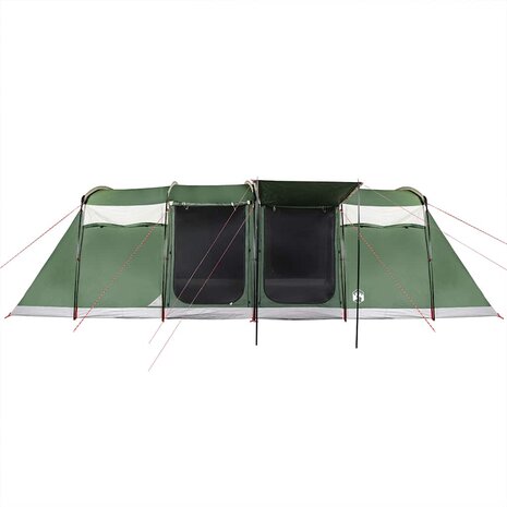 Tunneltent 8-persoons waterdicht groen 7