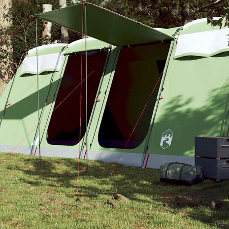 Tunneltent 10-persoons waterdicht groen 1
