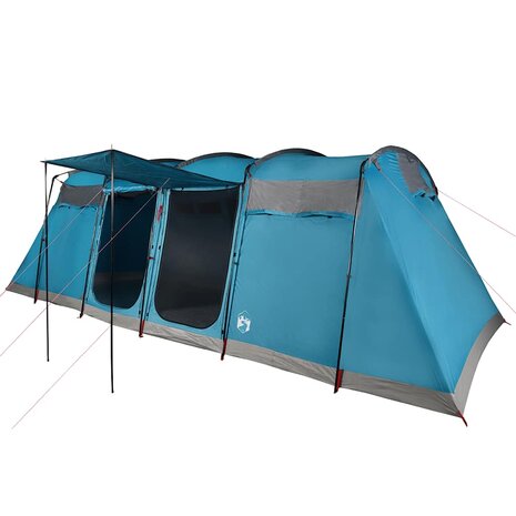 Tunneltent 10-persoons waterdicht blauw 2