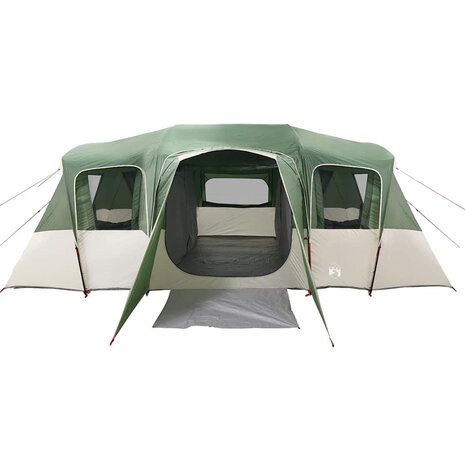 Tunneltent 16-persoons waterdicht groen 7